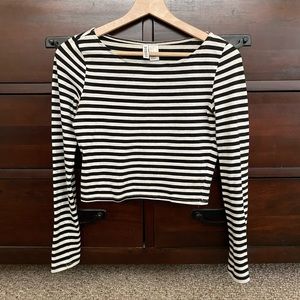 H&M Basic fitted long-sleeved shirt